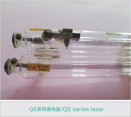 tubo de cristal del laser de dióxido de carbono de la longitud de 1800m m para la cortadora del laser