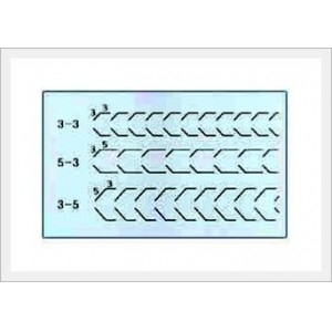 Regla de acero completamente endurecida del corte de la cremallera del borde para Diemaking 2PT o 3PT 3x3 3x5 5x5