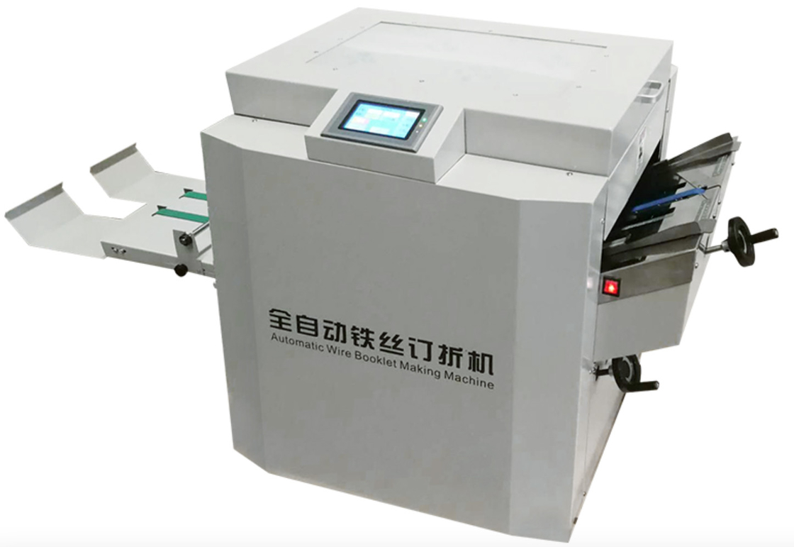 Máquina de costura de montura de hilos de libro de alta productividad 480MM Max. Ancho operable