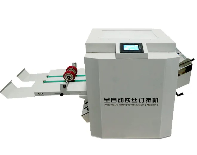 Máquina de costura de montura de hilos de libro de alta productividad 480MM Max. Ancho operable