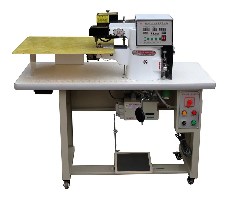 Máquina de pegado de cuero semiautomática Cove Edge Plegable máquina de pegado de cartón corrugado máquina de pegado y prensado regalo B