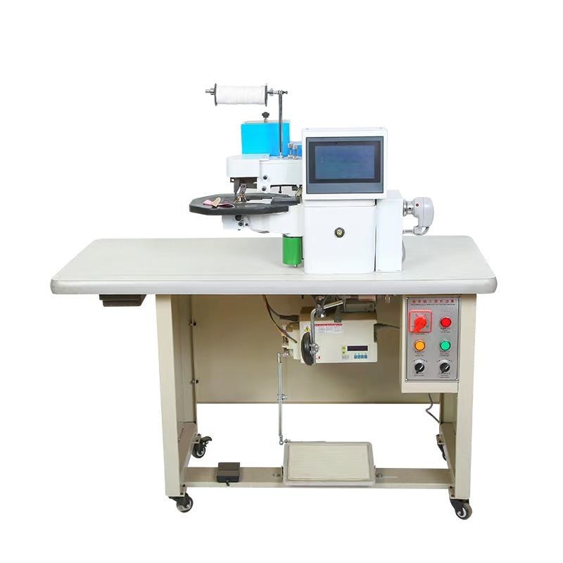 Otros consumibles para computadoras portátiles de cuero semiautomáticas Cove Edge Folding Gluing Machine con pantalla digital