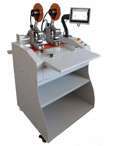 Aplique la cinta a papel y otros materiales de manera eficiente con el aplicador de cinta de doble cara semiautomático TMS 1000 para embalaje