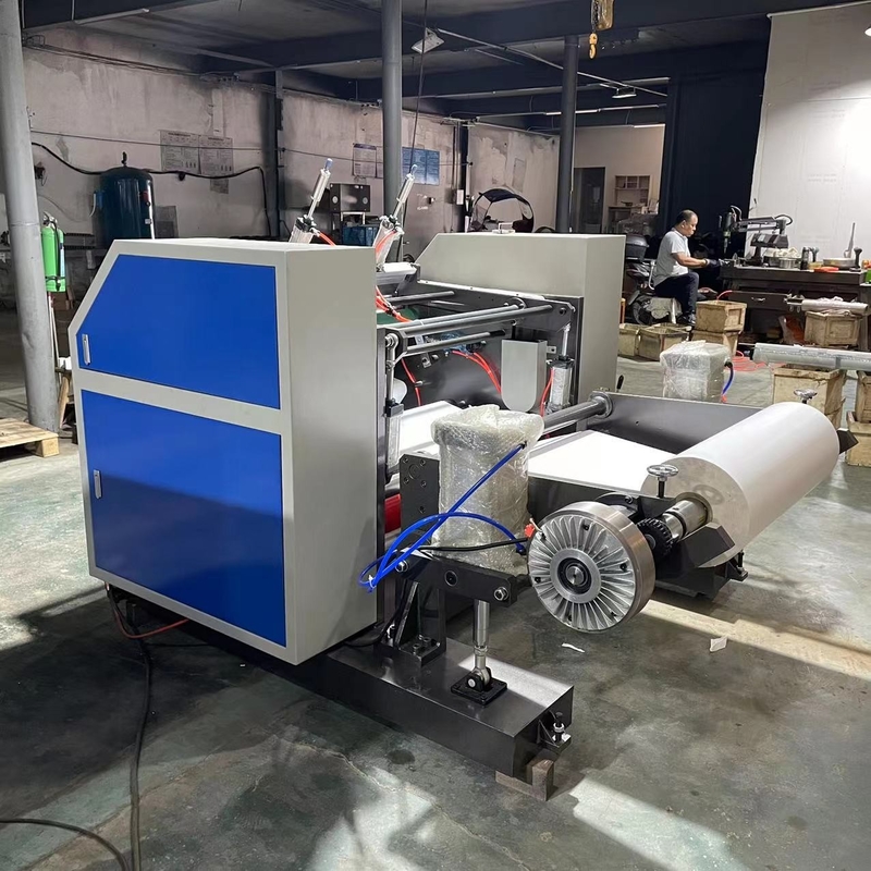 Máquina automática de corte y rebobinado automático de papel de alta velocidad para el corte de papel de fax de alto rendimiento