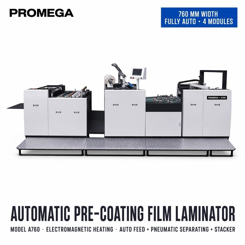 Electric Automatic Pre-coating Film Laminating Machine for Paper & Plastic with High-Speed Motor (0-80 M/min)
