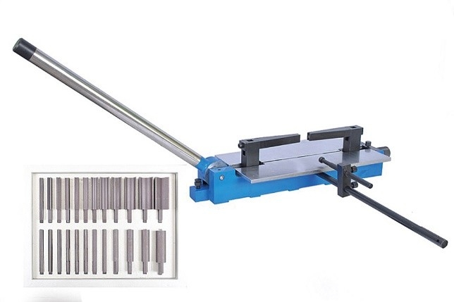 Dobladora de la regla manual EURO del doblador, máquina de Dieforming con la matriz 41 para las reglas de acero de 23.80x0.71m m