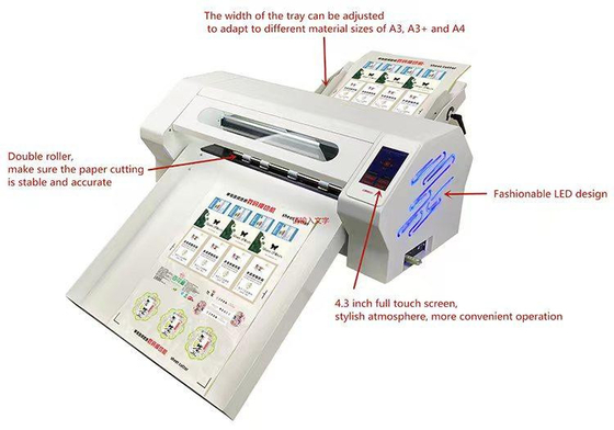 Máquina de impresión digital de tamaño A3 Impresora UV LED