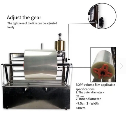 Máquina del envoltorio retractor de la película de la empaquetadora ACW88 del manual del celofán