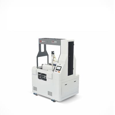Máquina empacadora de cajas con ajuste automático de moldes