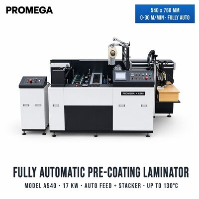 Máquina automática de laminado de película de pre-revestimiento 30 m/min Velocidad 157-400 g espesor Capacidad 2000 kg peso 1 año de garantía Origen CN